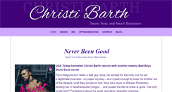 Desktop Screenshot of christibarth.com